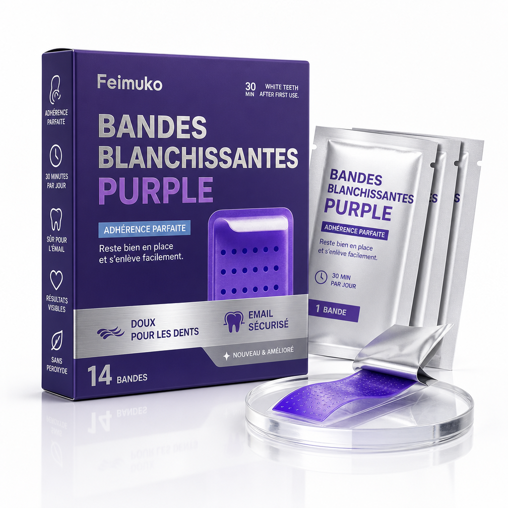 Bandes Blanchissantes Purple