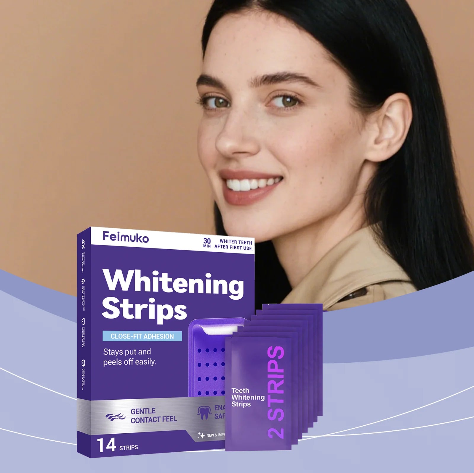 Bandes Blanchissantes Purple